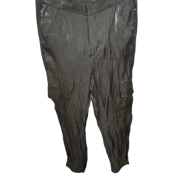 By anthropologie cargo shimmer shine jogger  charcoal Gray small - Picture 4 of 14